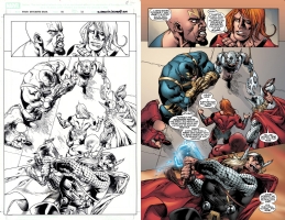 Thor: The Deviant Saga No. 2, Page 11 (Inks) Comic Art